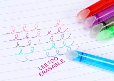 Penas apagáveis de Friction das cores plásticas transparentes do Penholder 5