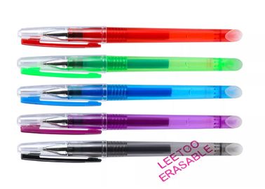 Penas apagáveis de Friction das cores plásticas transparentes do Penholder 5