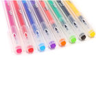 Pena de bola apagável colorida escritório da fricção da tinta do gel da fricção