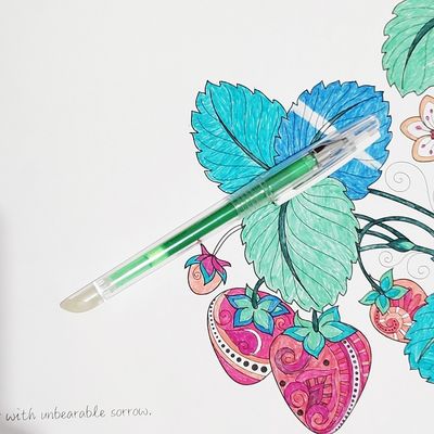 Pena de bola Thermochromic não tóxica retrátil da fricção da tinta