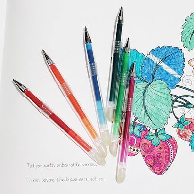 Pena de bola Thermochromic não tóxica retrátil da fricção da tinta