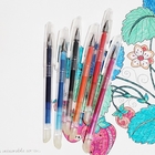 Fricção Pen Ink Disappear apagável brilhante colorido